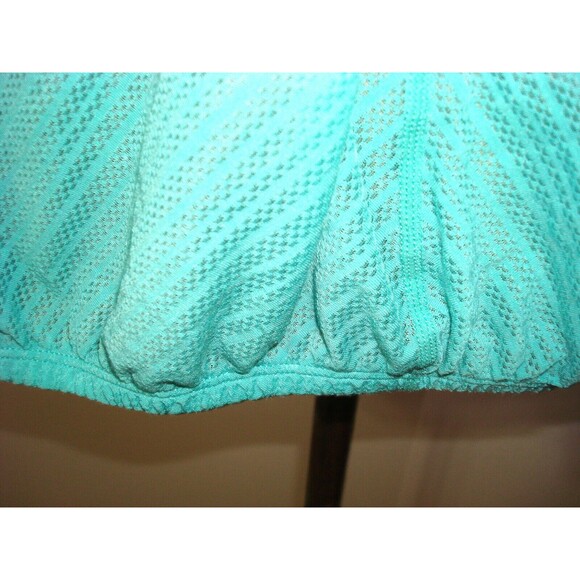 New Womens NWT XS Aqua Blue Lagoon PrAna Top Trysten Casual V Neck Tank Wicking - Picture 6 of 8